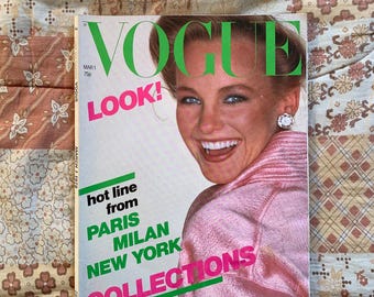 ヴォーグ UK 1979年11月号 オリジナル英国ヴィンテージ雑誌 誕生日