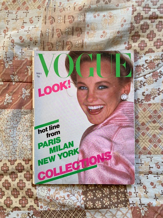 Vogue UK March 1 1979 Vintage Fashion Magazine - Etsy