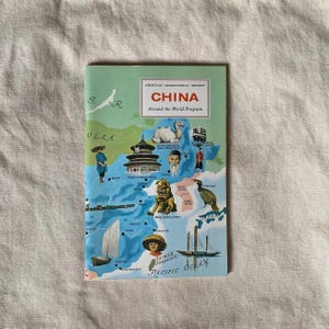 Vintage reisprogramma uit de jaren 60 - Around The World. China:
