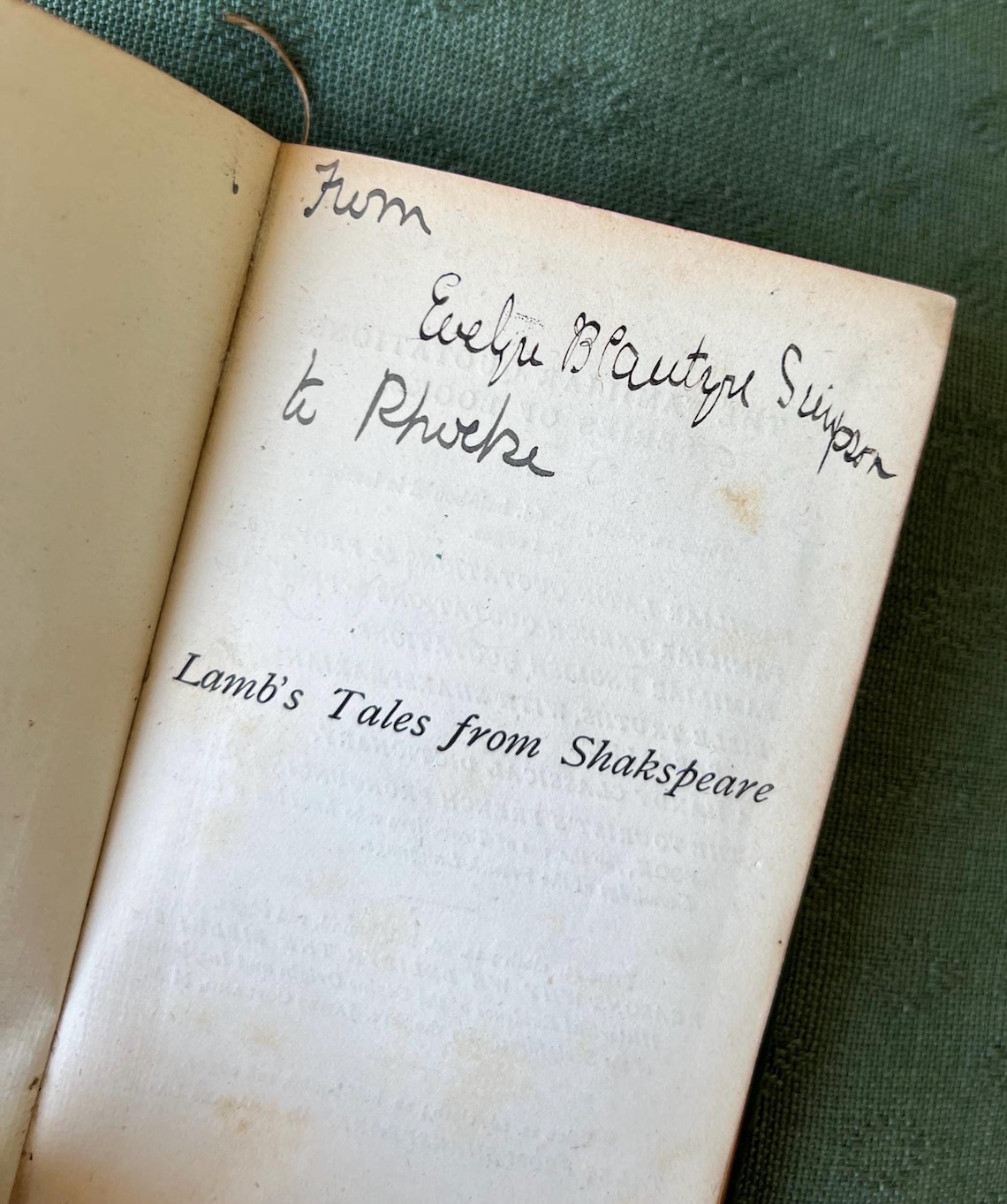 Vintage Antique Lambs Tales from Shakespeare Book, photo 3 of 5