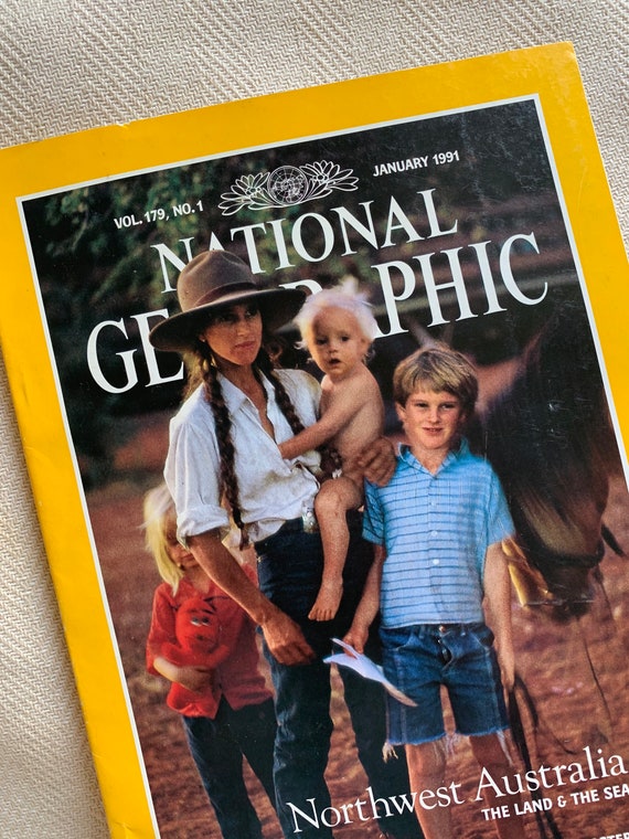 Vintage 1991 National Geographic Magazine - Etsy