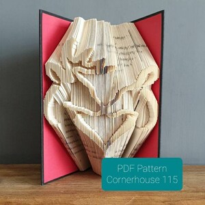 Stag & Doe Love Book Folding Pattern and Beginners Tutorial. Christmas Decoration. DIY Xmas Papercraft Template. Christmas Crafts. Combi