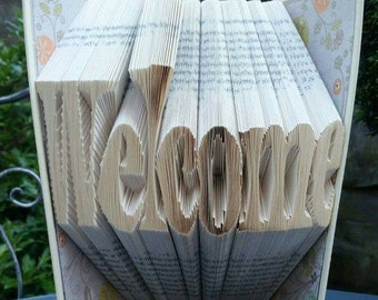 Welcome Book Folding Pattern 410folds with tutorial