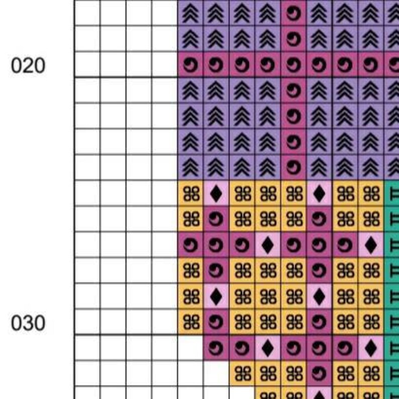 クロスステッチパターン パッチワークバンドル DIY クラフト Xstitch チャート インスタント PDF ダウンロード。このクラフトテンプレートで独自の Xstitch を作成しましょう 画像 6