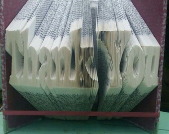 Thank you Book Folding Pattern 410 folds plus full Tutorial