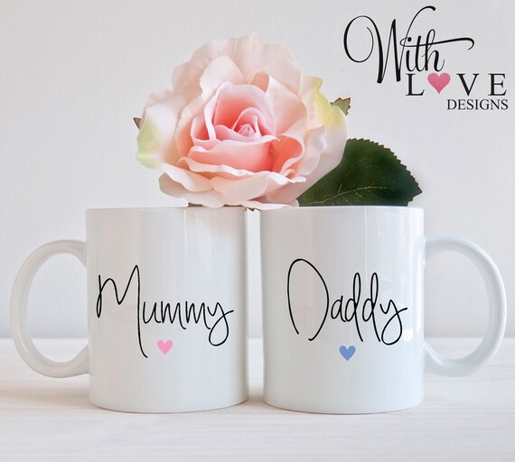 Set Von Zwei Mama Papa Mama Papa Zitat Paar Liebe Etsy