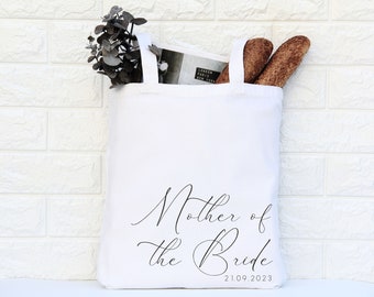 Mother Of The Bride Mum Tote Shopper Shopping Bag Personalised Wedding Day Gift Hen Party Bridal Party Bridal Shower Gift