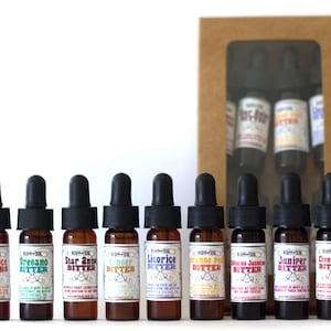 Cocktail Bitters Set: A Wide Variety of Triple Infused Cocktails Bitters, Individuals and Sets - Popular for Father's Day