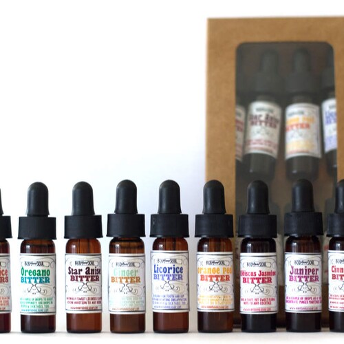 Cocktail Bitters Set A Wide Variety of Triple Infused Etsy