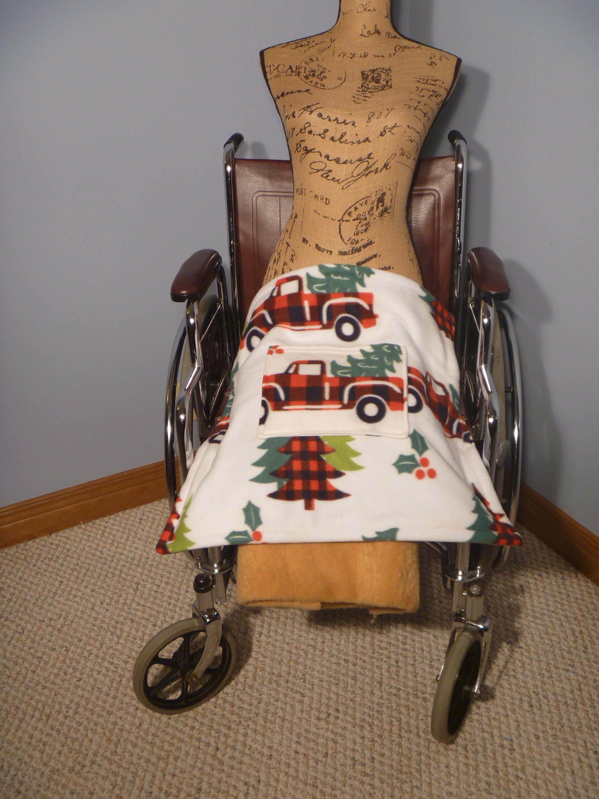 WHEELCHAIR LAP BLANKET Small Leg Blanket/Cover Lap Mat Cozy Etsy