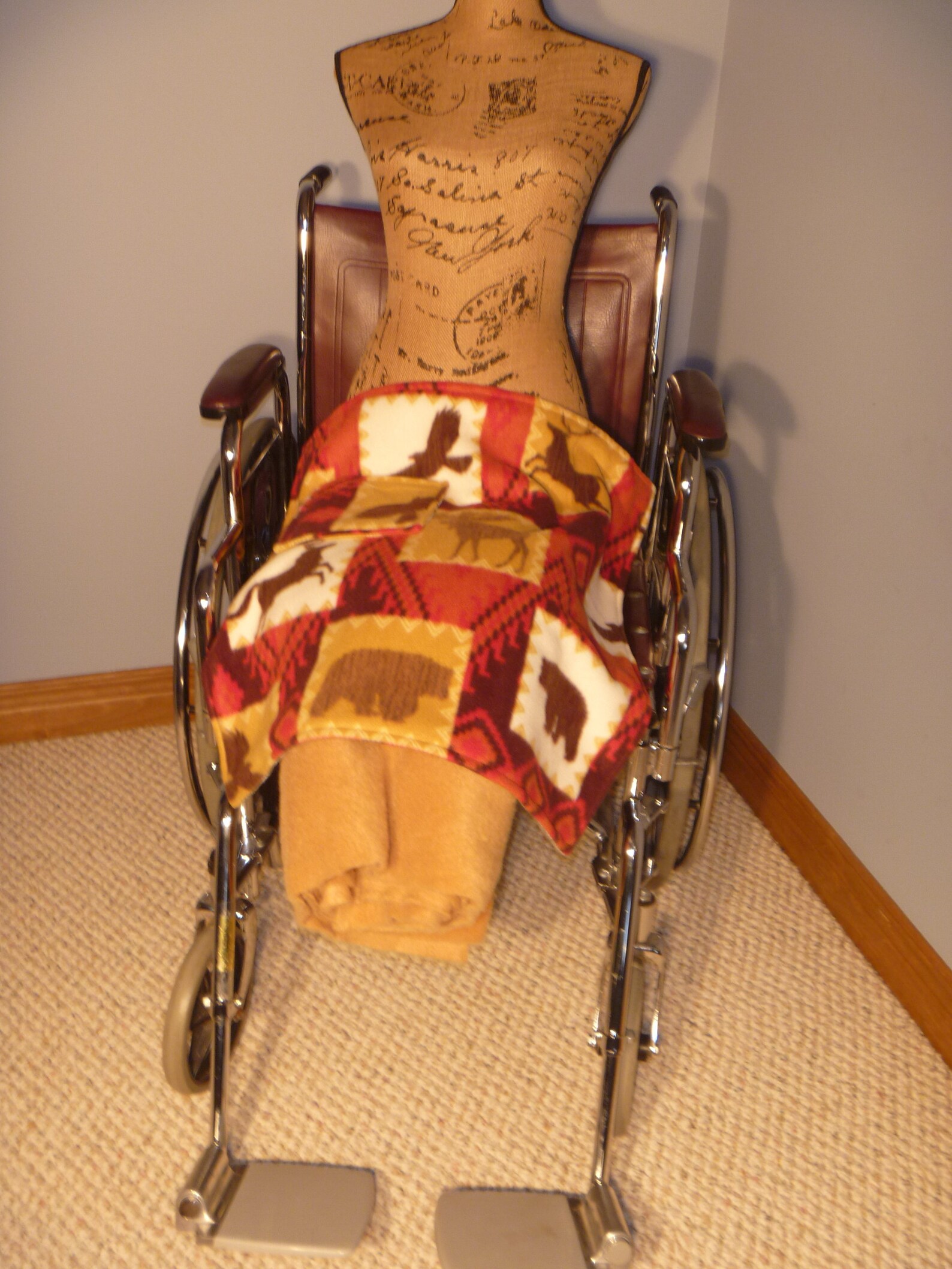 WHEELCHAIR LAP BLANKET Small Leg Blanket/Cover Lap Mat Cozy Etsy