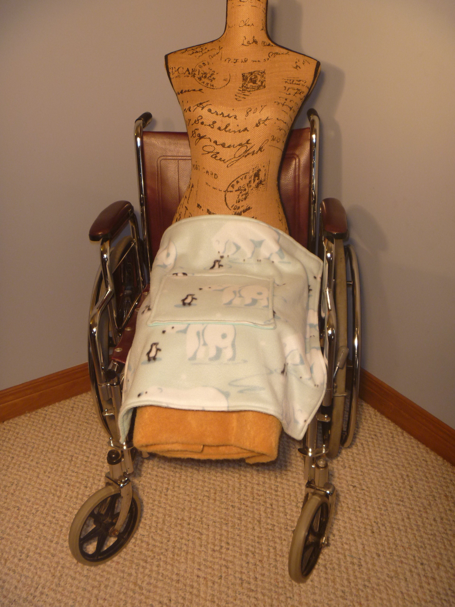 WHEELCHAIR LAP BLANKET Small Leg Blanket/Cover Lap Mat Cozy Etsy