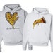 I Gave you a PIZZA my Heart Matching couple/ friend Pizza Lover Gift Pizza Slice and Heart Pizza Graphic 