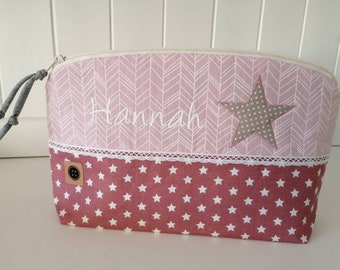 Diaper bag including name