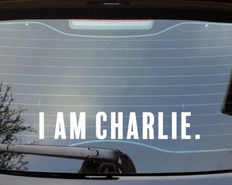 I am charlie Vinyl Decal
