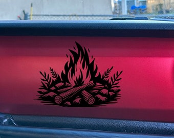 Campfire offroad suv dash decal