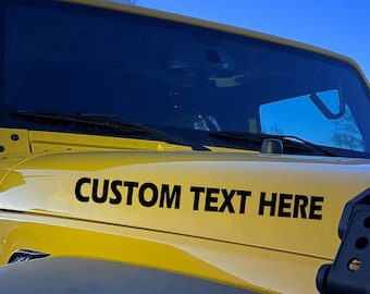 Custom vinyl decal for Offroad vehicle