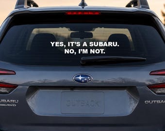 Not a lesbian Vinyl Decal