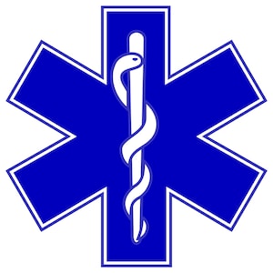 Star of Life Vinyl Decal