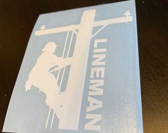 Lineman Vinyl Decal
