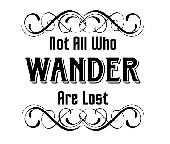 Not All Who Wander Are Lost Gypsy Soul Vinyl Decal | Etsy