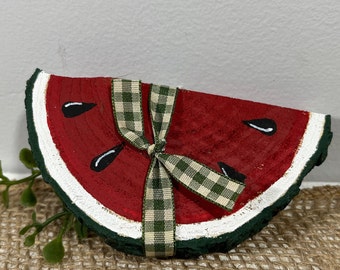 TIERED TRAY DECOR; Watermelon Decor; Watermelon Slice; Farmhouse Decor; Summer Decor