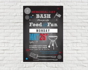 Memorial Day Invitation