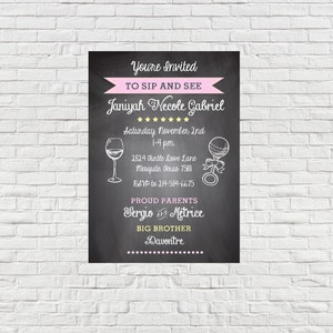 Sip and See invitation