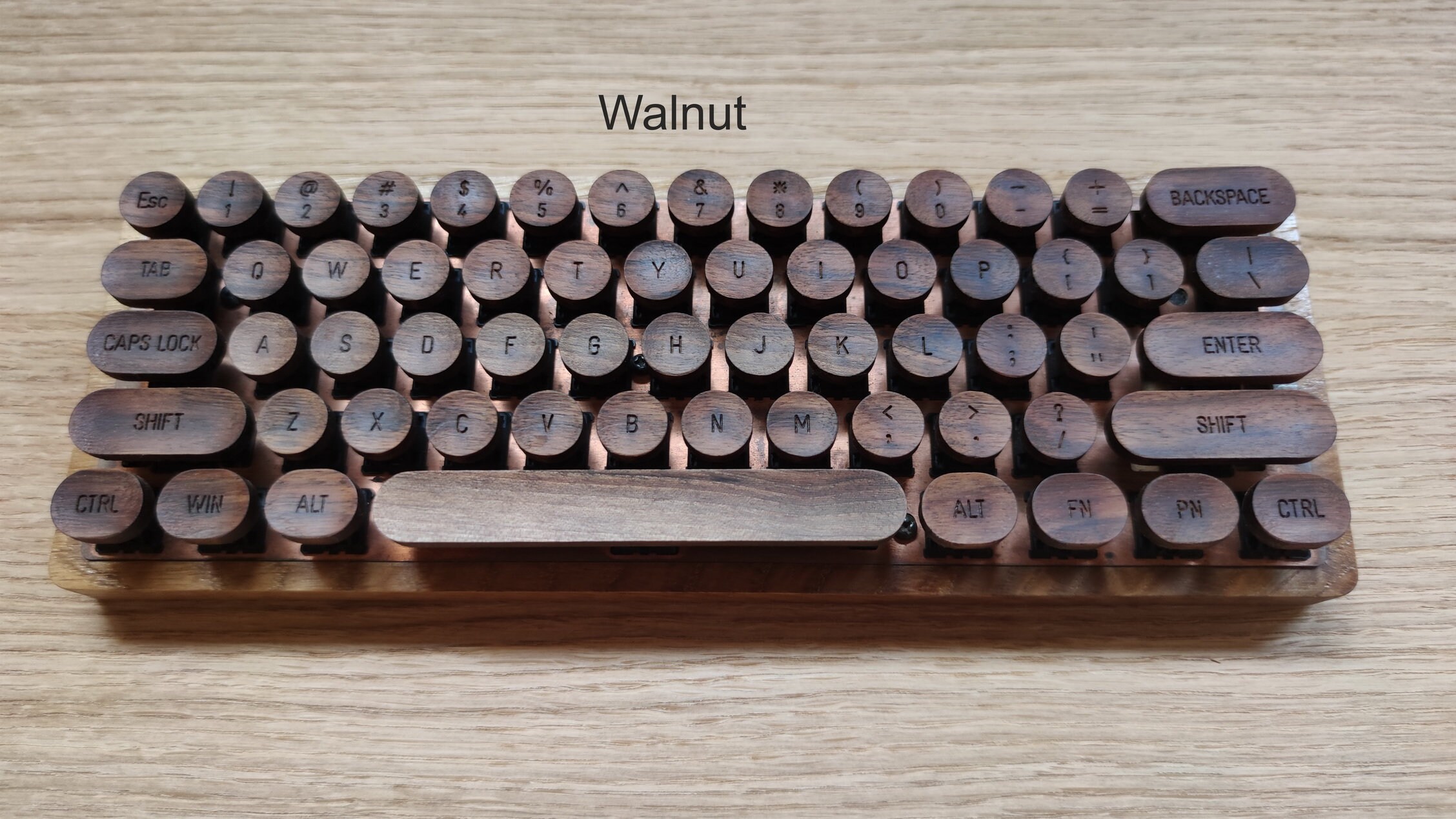 Wooden Typewriter Keycaps Vintage Style MX compatible Etsy