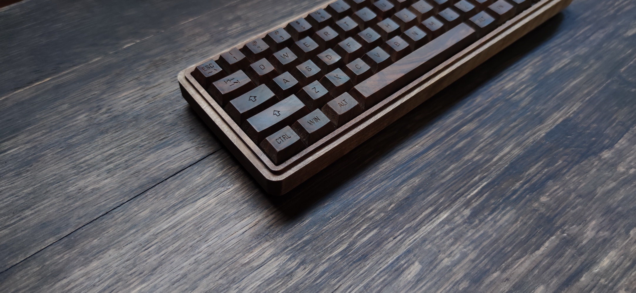 Clavier en bois Mx10, clavier mécanique en bois personnalisé, bois