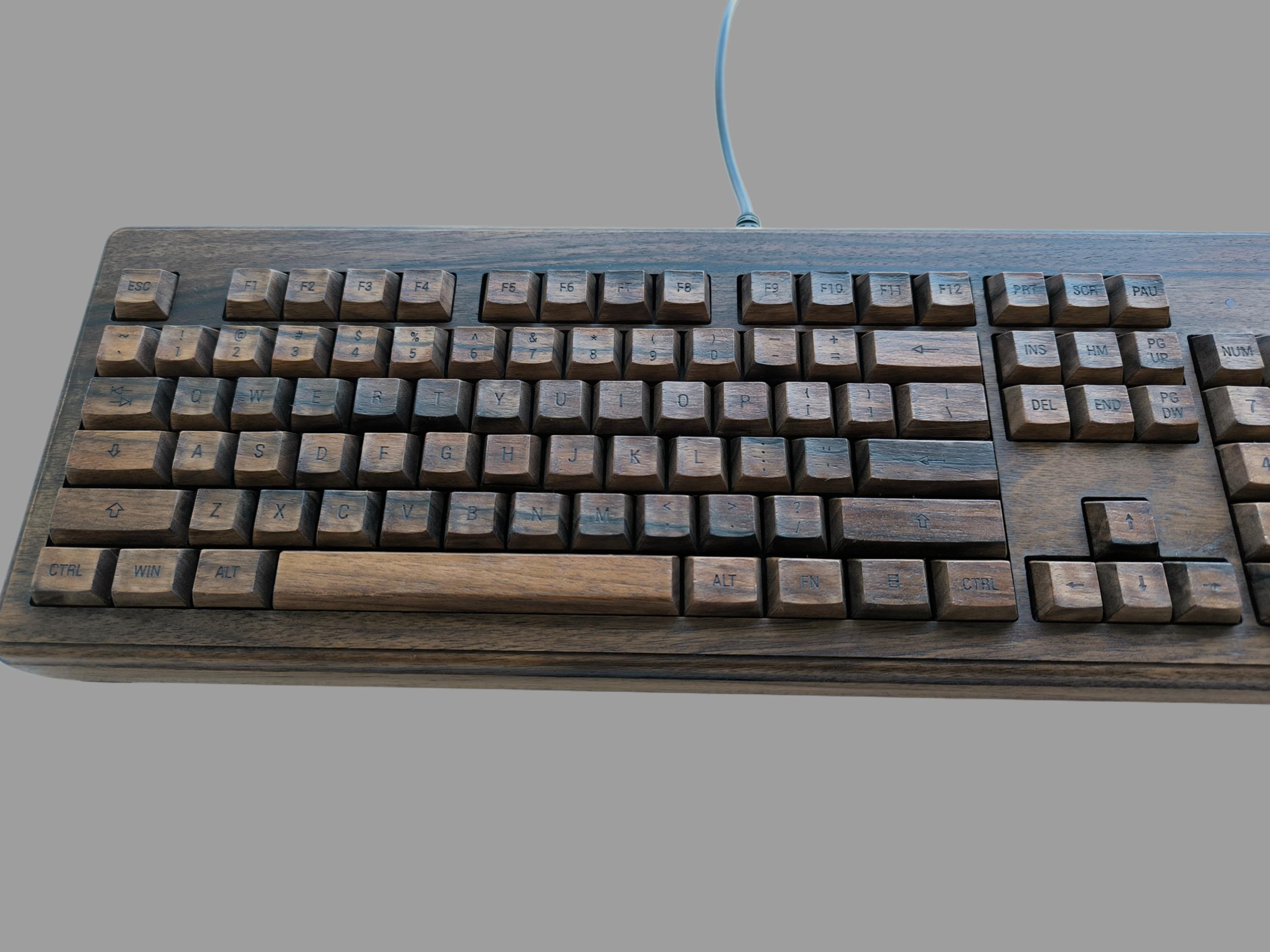 レトロスタイル木製キーボード 本体のみ レトロスタイル木製キーボード 本体のみ