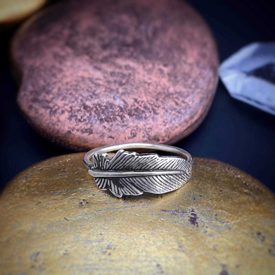 Silber Feder Ring Silber Ring Statement Ring Feder Schmuck Etsy.de