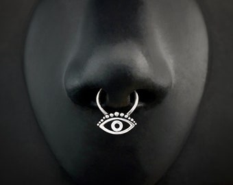 Evil eye septum ring deals