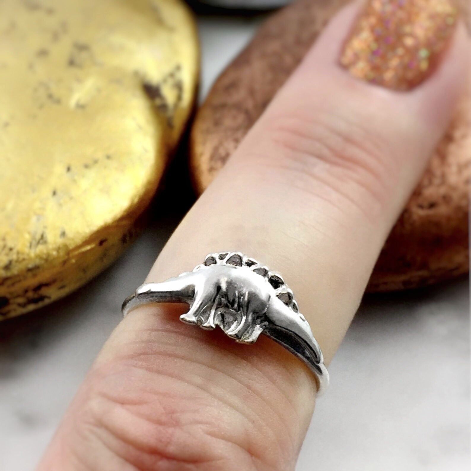 Buy HANDMADE TO ORDER Solid Silver Stegosaurus Dinosaur Ring Silver Stegosaurus Dinosaur Jewelry Custom Dinosaur Ring Gold Dinosaur Ring Online in India Etsy