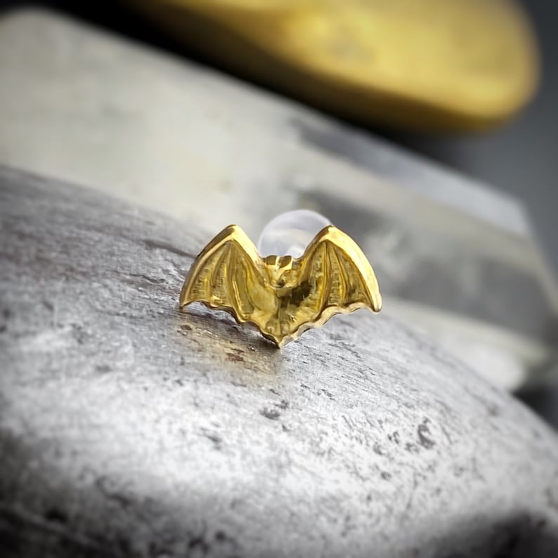 Bat Stud Earrings