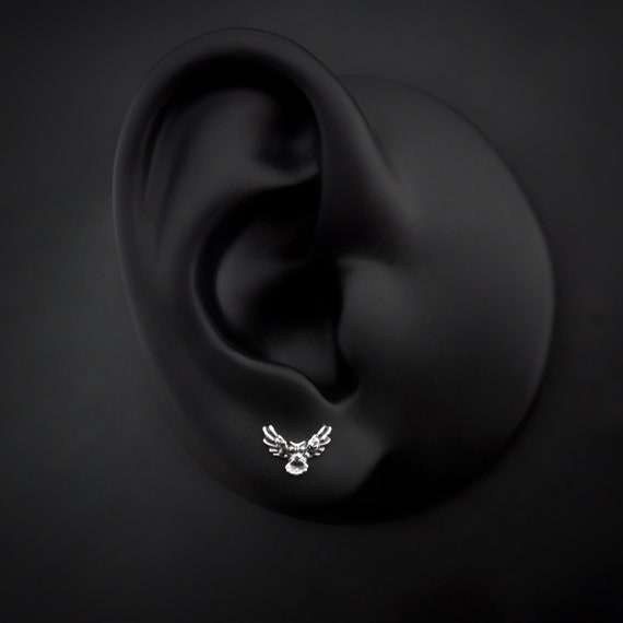 Boucles d'oreilles anneau - argent massif – Chevaux Passion