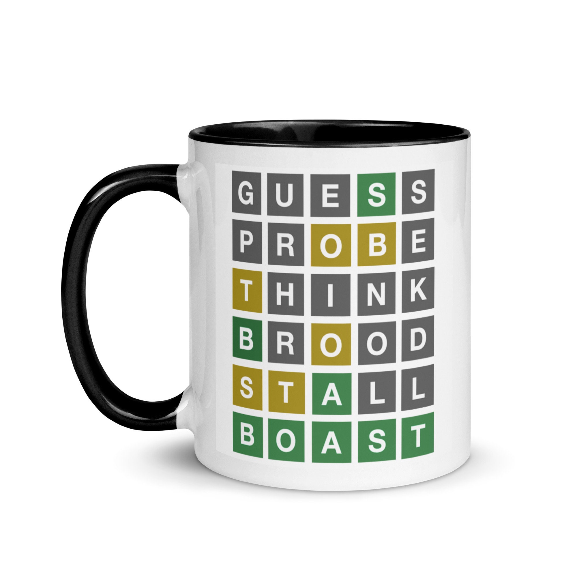 Wordle Mugs - No Minimum Quantity