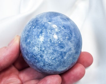 2.2 inch (55mm) Blue Calcite Sphere Crystal Ball