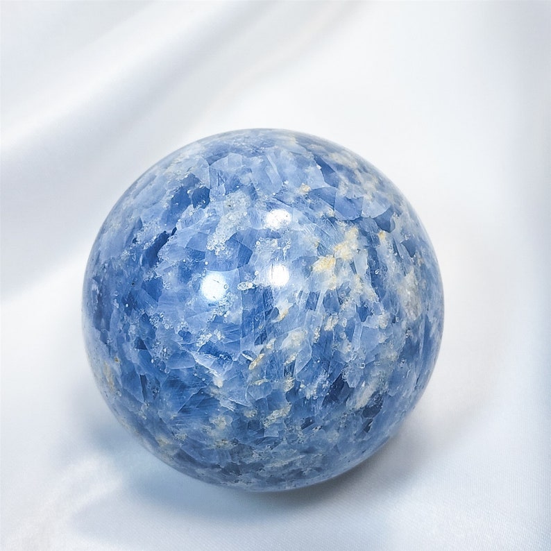 2.3 inch 59mm Blue Calcite Sphere Crystal Ball image 6