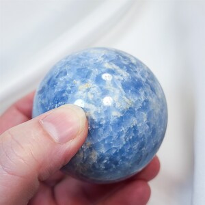 2.3 inch 59mm Blue Calcite Sphere Crystal Ball image 4