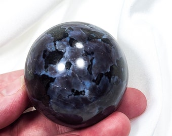 2.0 inch (51mm) Indigo Gabbro Sphere Purple & Black Crystal Ball