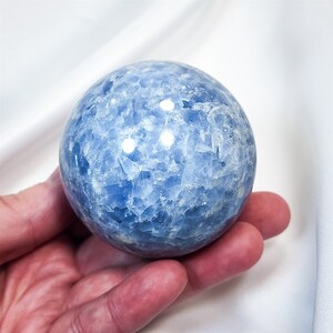2.3 inch 59mm Blue Calcite Sphere Crystal Ball image 3