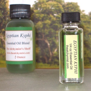 Kyphi Egyptian 1/4, 1, 8, 16 oz Essential Oil Wiccan Craft Pagan Altar Ritual Holy Spell Special