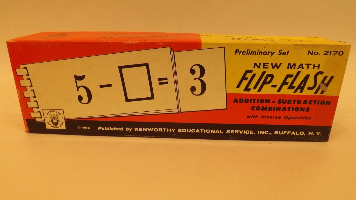 Vintage NOS New Math FlipFlash Cards AdditionSubtraction Etsy