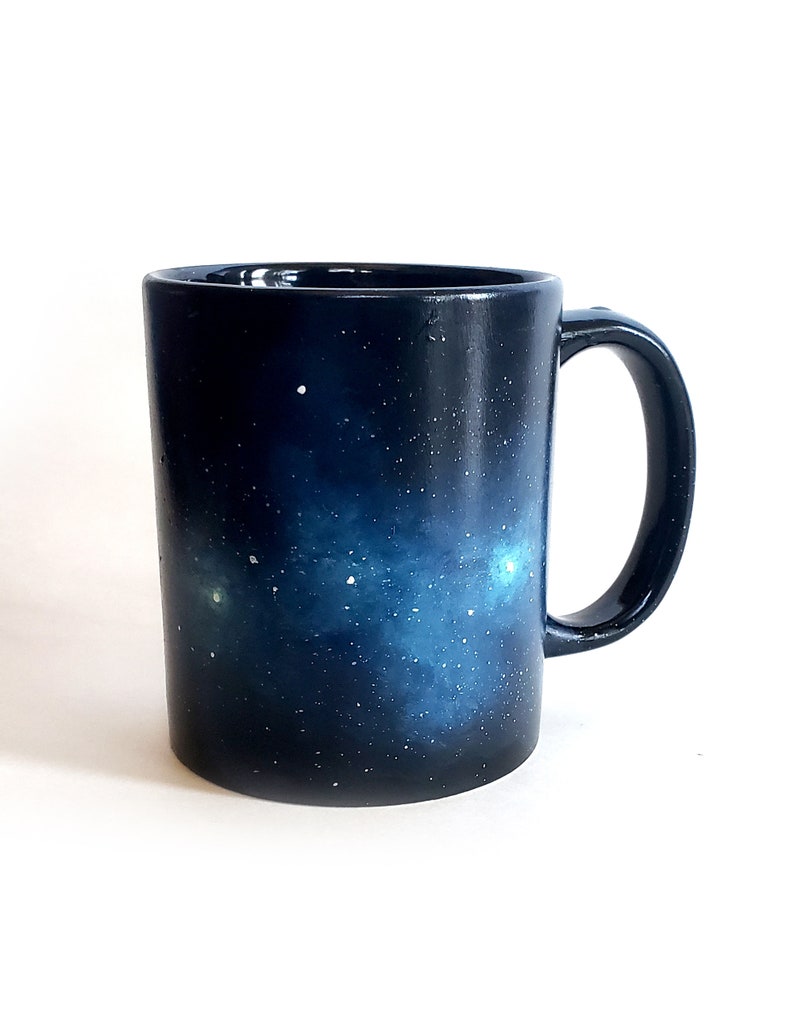 Celestial Mug Galaxy Mug Choose your color Custom Mug Etsy