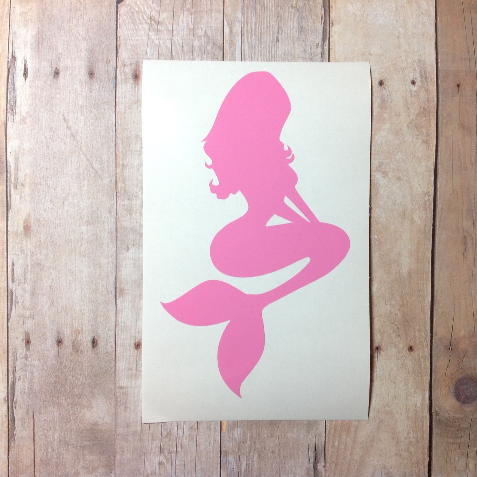 Mermaid Vinyl Decal Sticker mermaid decal for car mermaid Etsy