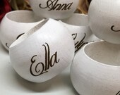 Personalized Wooden Napkin ring table card wedding accessories home decor kitchen decor housewarming gift personalized gift idea