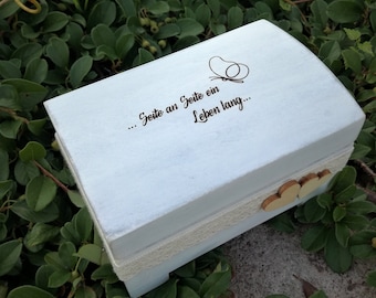 Personalized Wedding Ring Box / Ring Bearer Box / Ring Holder / wooden ring box / rustic wedding / rustic ring box / ring bearer pillow /