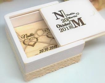 Wedding Ring Box Ring Bearer Box Ring Holder