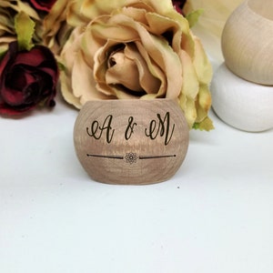 Personalized Wooden Napkin rings / wedding accessories / home decor / kitchen decor / housewarming gift / personalized gift idea image 2